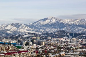 Батумский нефтеперерабатывающий завод. Январь. Зима в Батуми