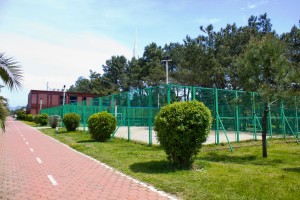 Футбольное поле. Набережная в Батуми
