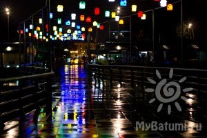 Центральный пирс. Дождь в Батуми